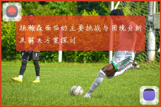 杨瀚森面临的主要挑战与困境分析及解决方案探讨